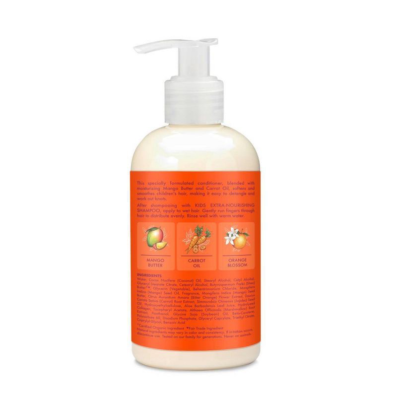 slide 3 of 6, SheaMoisture Mango & Carrot Kids Extra-Nourishing Conditioner - 7.7 fl oz, 7.7 fl oz