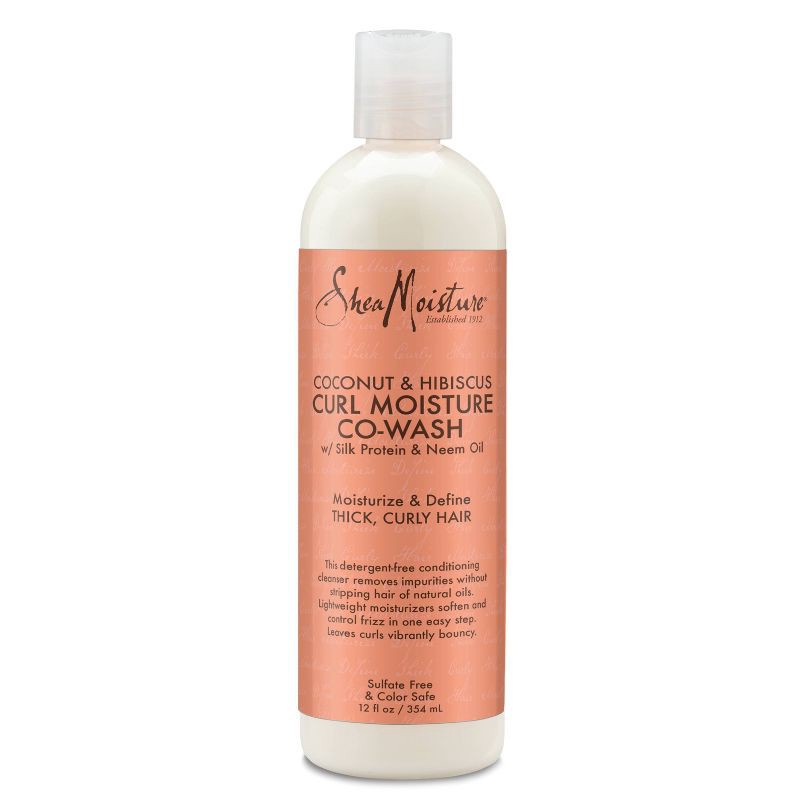 slide 3 of 3, SheaMoisture Coconut & Hibiscus Co-Wash Conditioning Cleanser - 12 fl oz, 12 fl oz