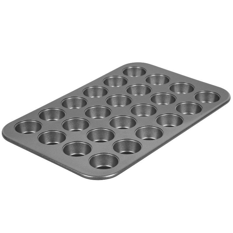 slide 3 of 5, Wilton Ultra Bake Professional 24 Cup Nonstick Mini Muffin Pan, 1 ct