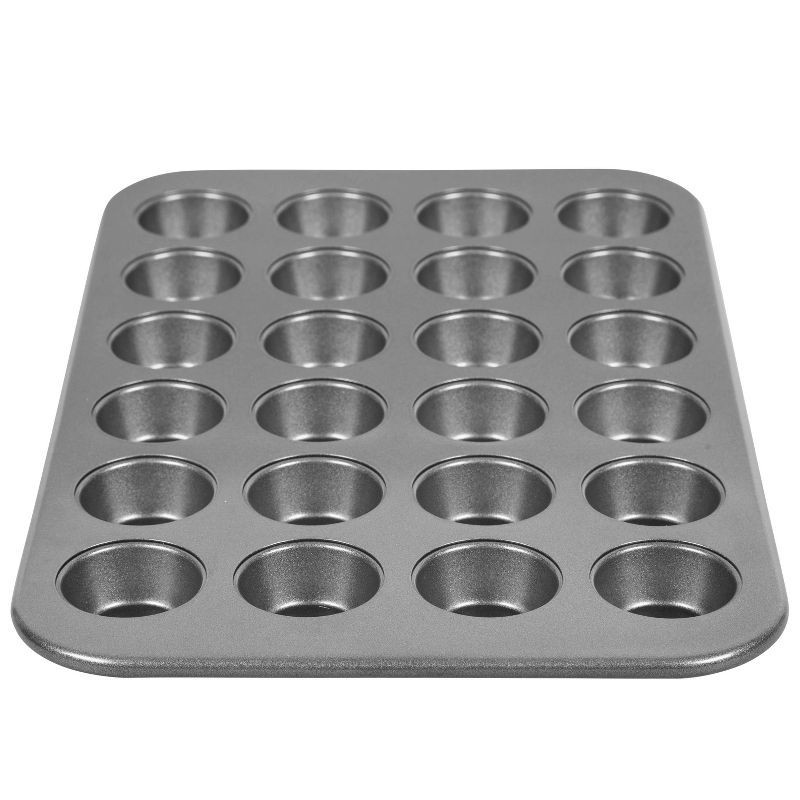 slide 4 of 5, Wilton Ultra Bake Professional 24 Cup Nonstick Mini Muffin Pan, 1 ct