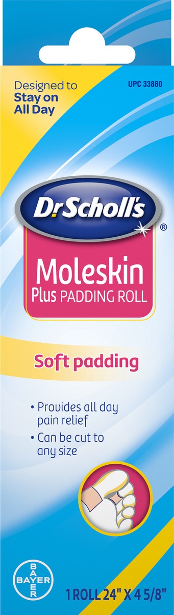 slide 2 of 5, Dr. Scholl's Moleskin Padding Roll 1 ea, 1 ct