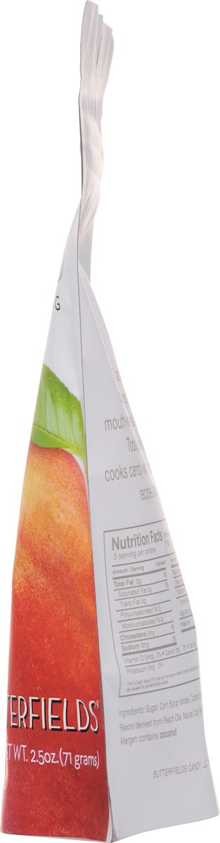 slide 11 of 13, Butterfields Peach Buds Hard Candy 2.5 oz, 2.5 oz
