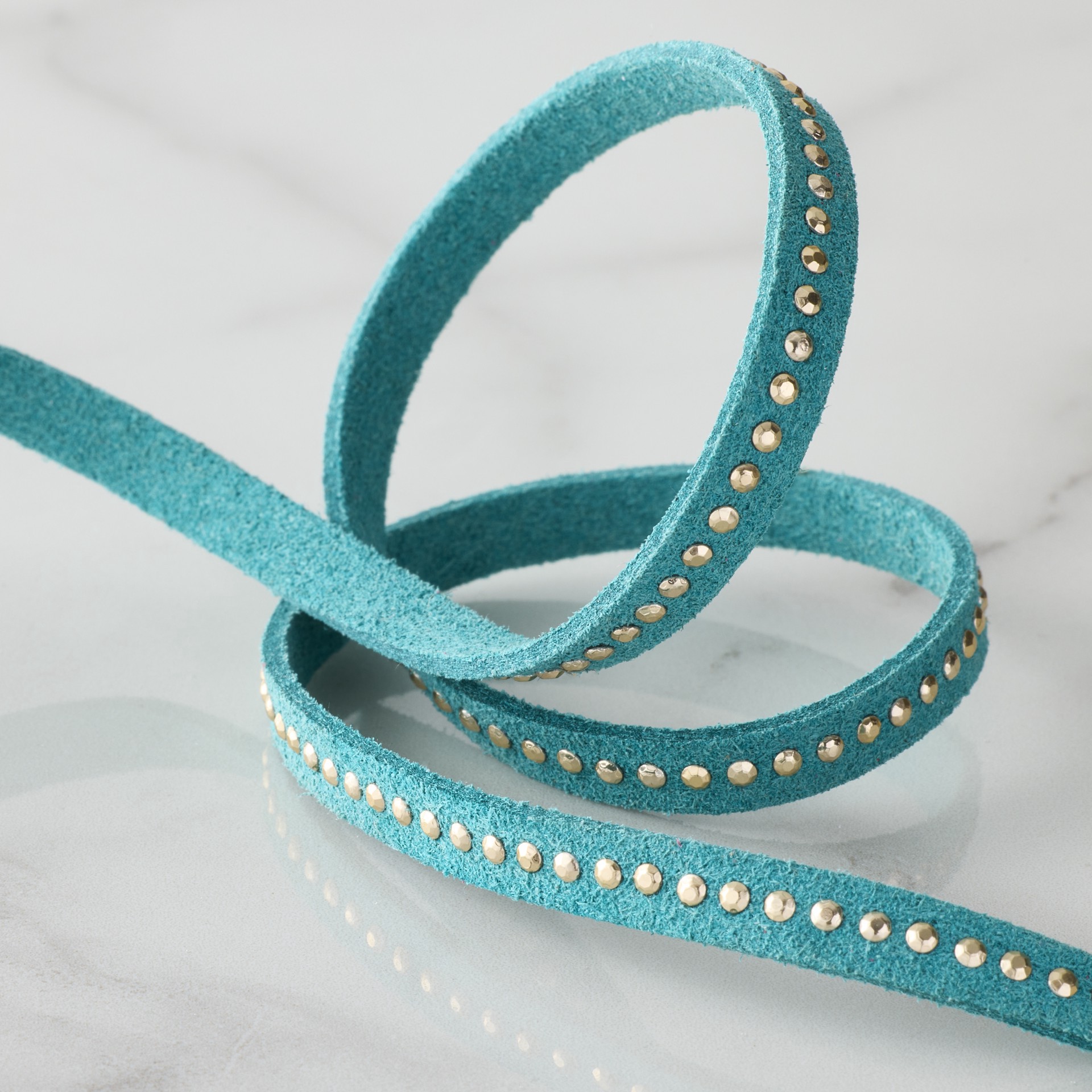 slide 2 of 2, 1/4" X 3yd. Green & Gold Dotted Ribbon By Celebrate It Classic, 1/4 in x 3 yd
