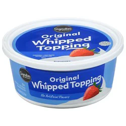 Signature Select Dairy Whipped Topping - 8 Oz