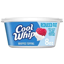 Cool Whip Reduced Fat Whipped Topping Tub - 8 Oz