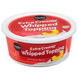 Signature Select Extra Creamy Whipped Topping - 8 Oz