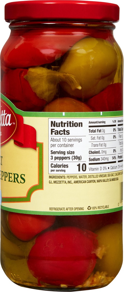 slide 5 of 7, Mezzetta Sweet Cherry Peppers, 16 fl oz, 16 oz