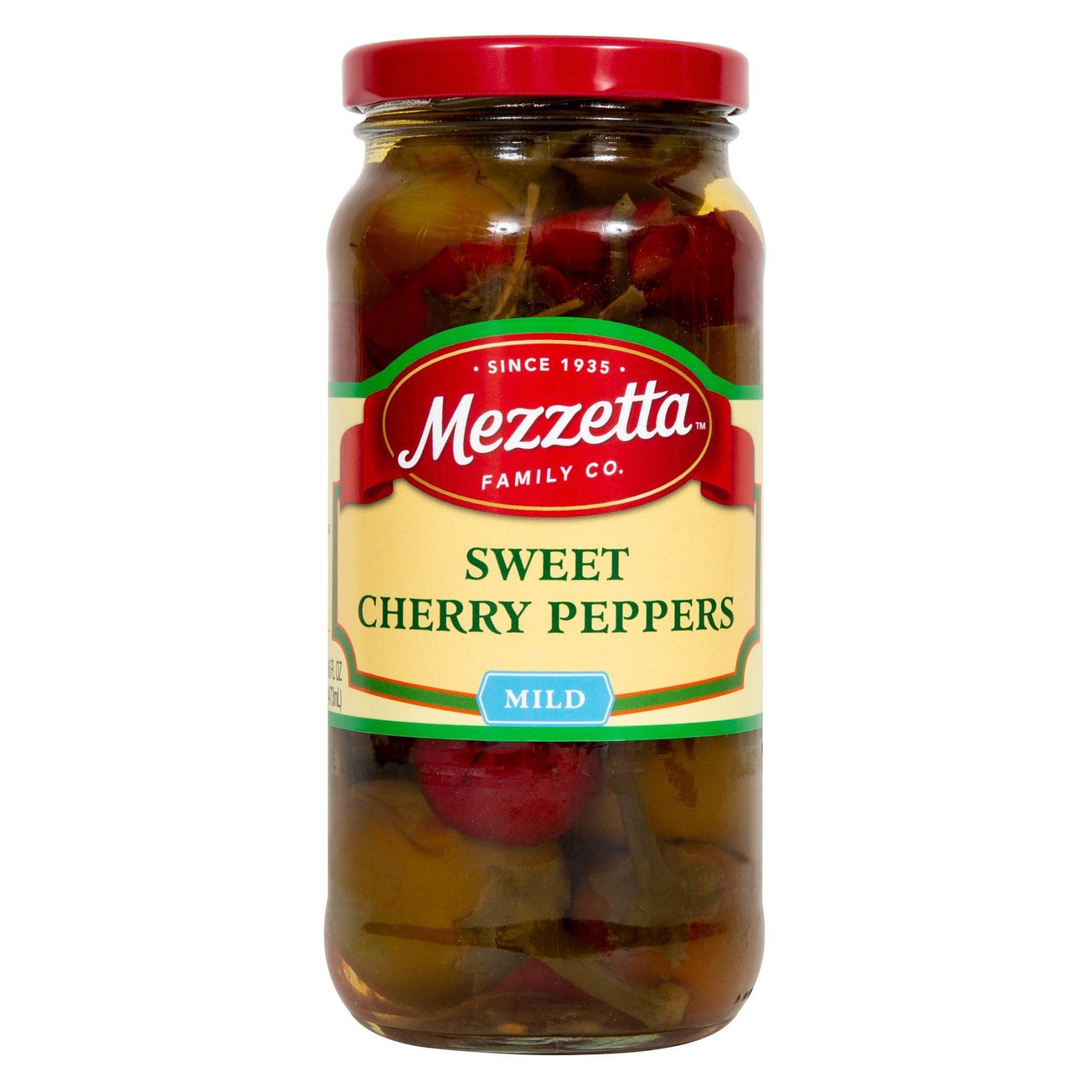 slide 1 of 7, Mezzetta Sweet Cherry Peppers, 16 fl oz, 16 oz