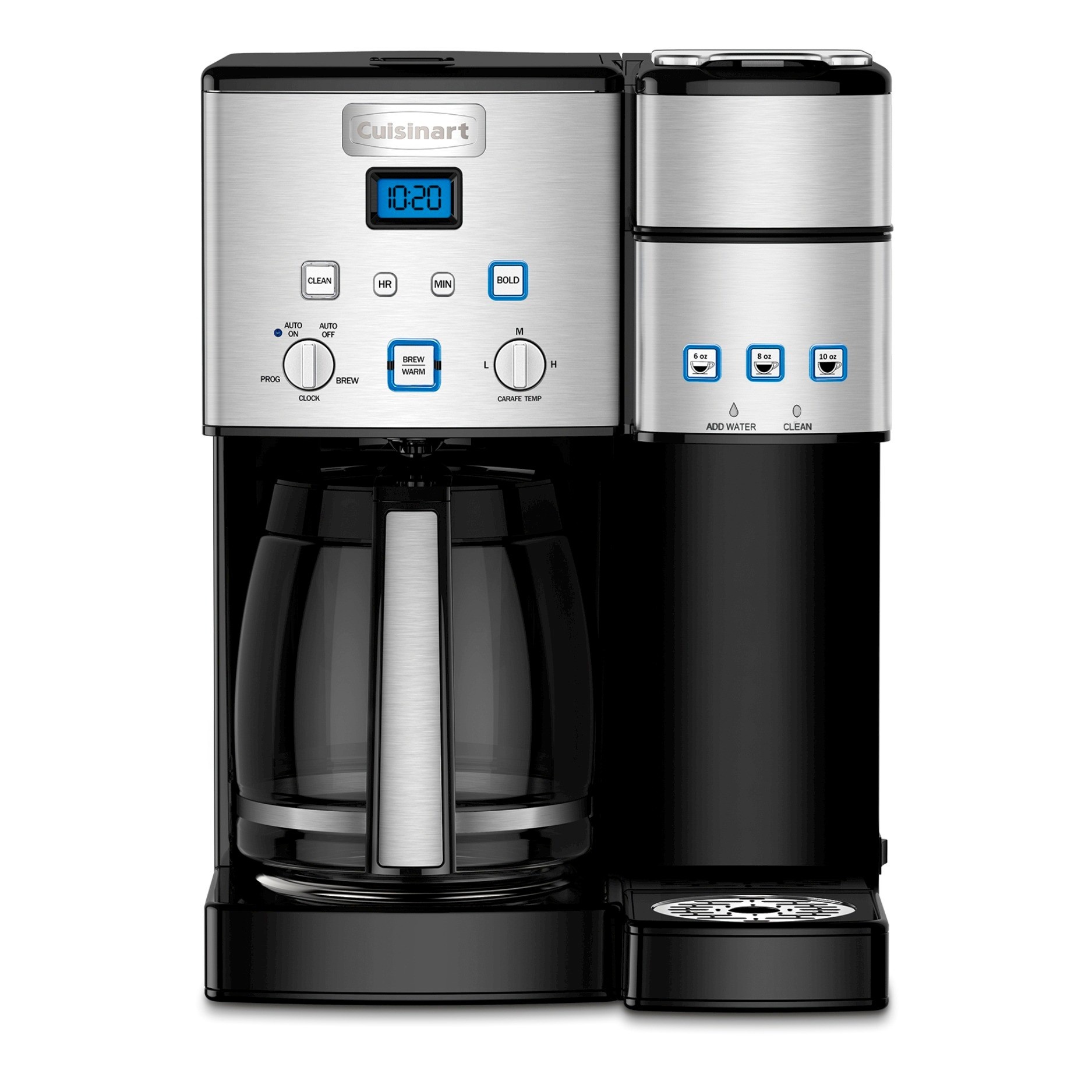 slide 1 of 13, Cuisinart Coffee Center 12 Cup Coffeemaker and Single-Serve Brewer - Stainless Steel - SS-15TGP1, 1 ct