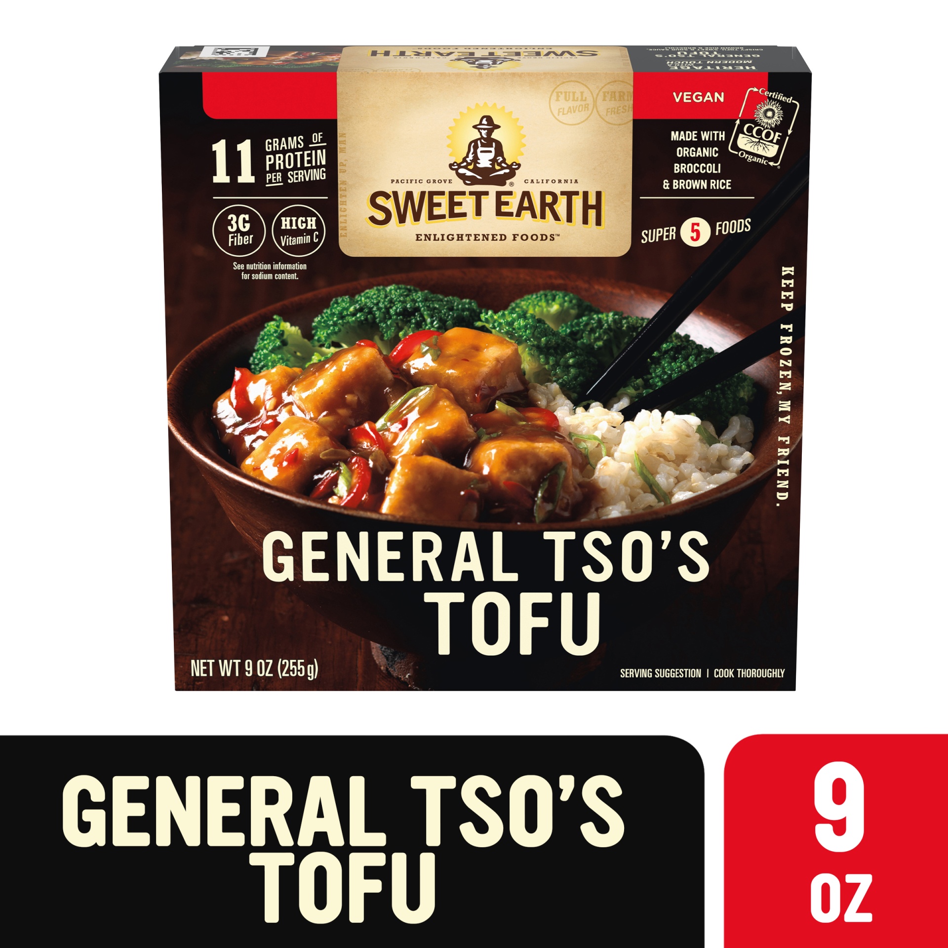 slide 2 of 15, Sweet Earth General Tso's Tofu, 9 oz