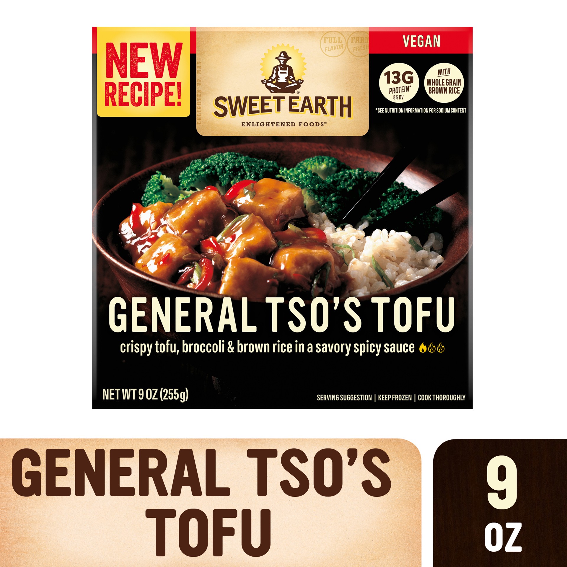 slide 1 of 2, Sweet Earth General Tso's Tofu, 