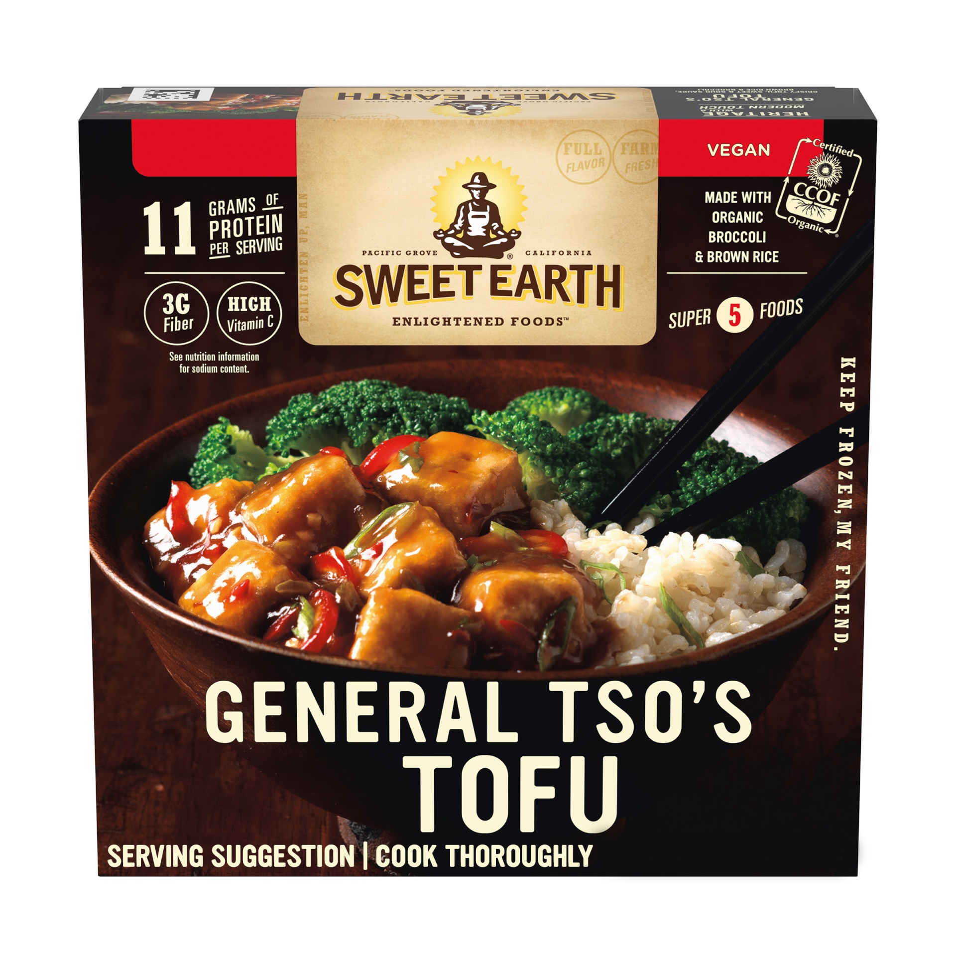 slide 1 of 15, Sweet Earth General Tso's Tofu, 9 oz