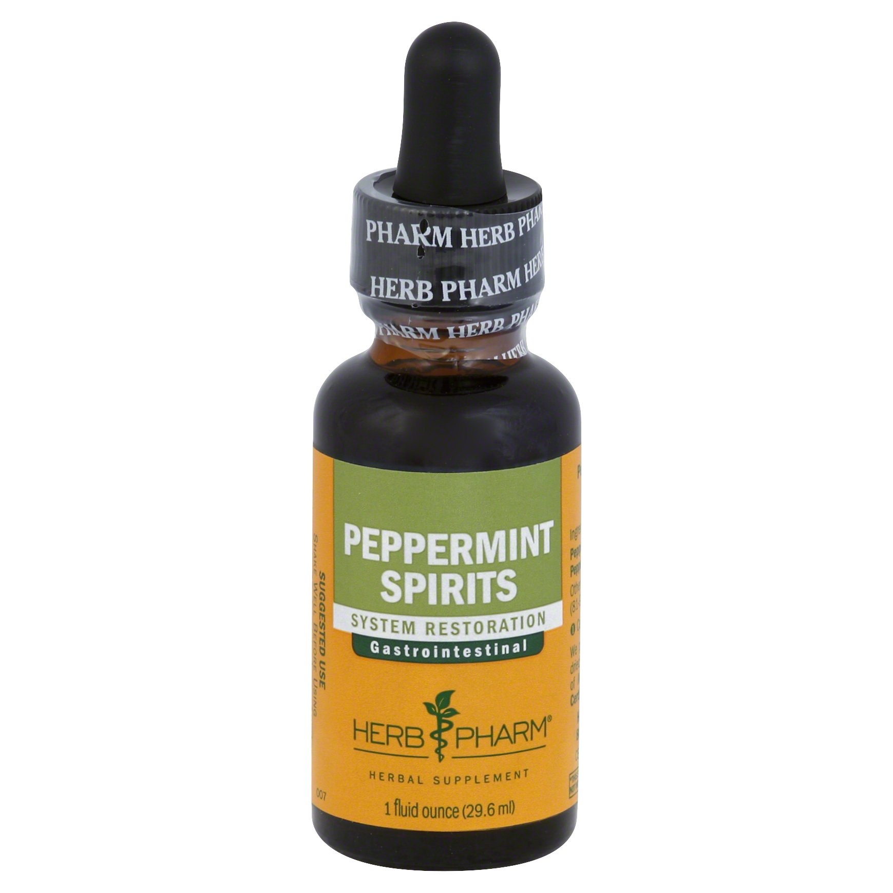 slide 1 of 1, Herb Pharm Peppermint Spirits Extract, 1 fl oz
