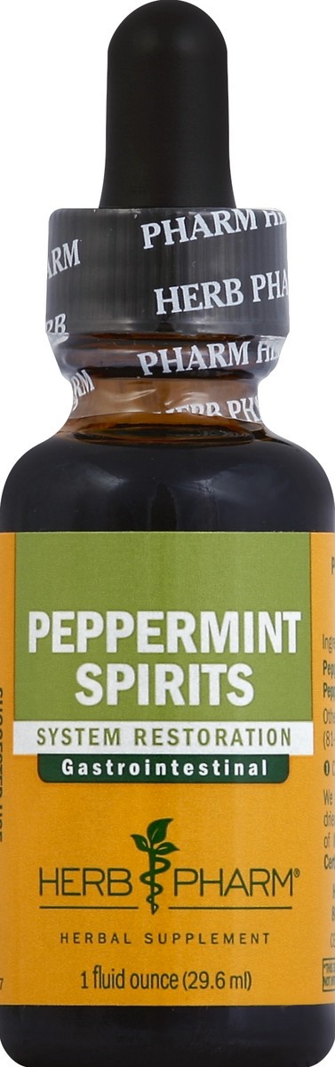 slide 1 of 1, Herb Pharm Peppermint Spirits 1 oz, 1 oz