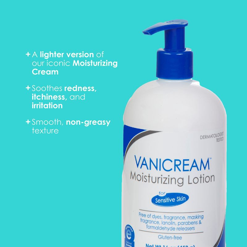 slide 6 of 6, Vanicream Moisturizing Lotion for Sensitive Skin - Unscented - 16oz, 16 oz