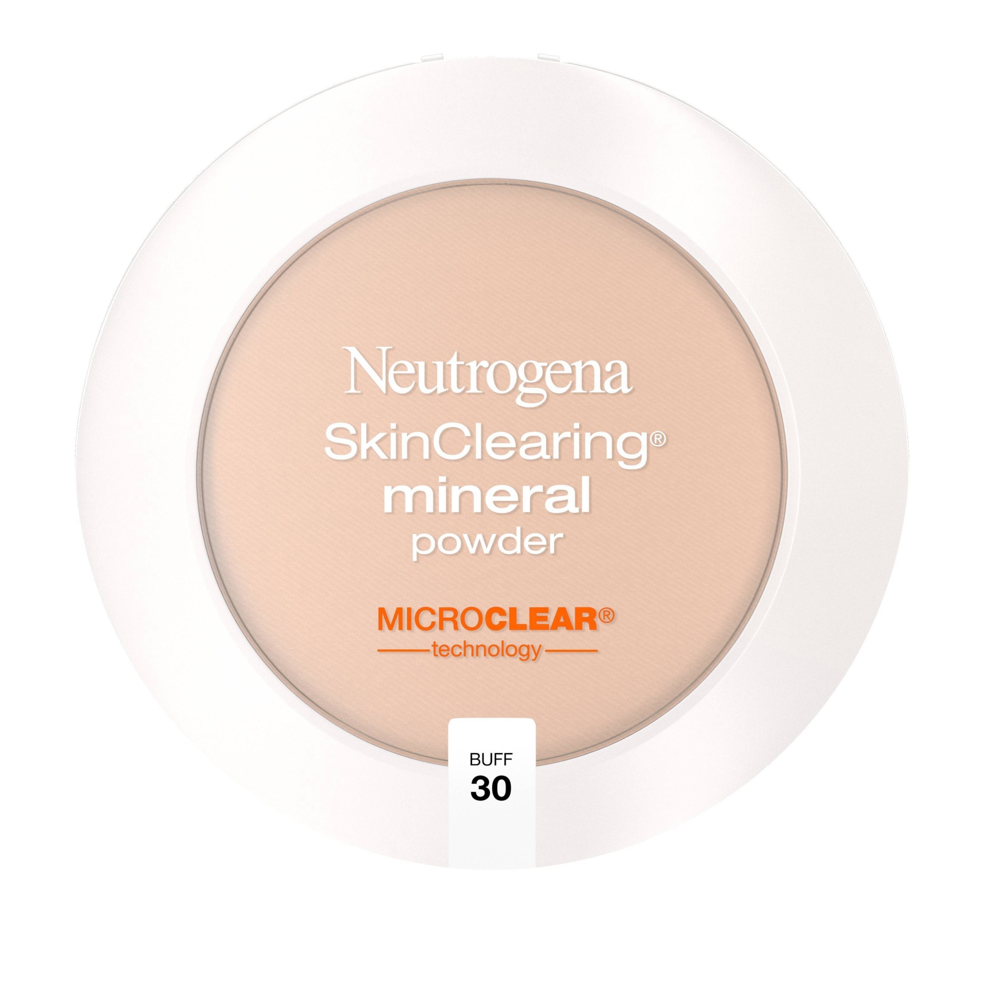 slide 1 of 11, Neutrogena Skin Clearing Pressed Powder - 30 Buff, 1 ct