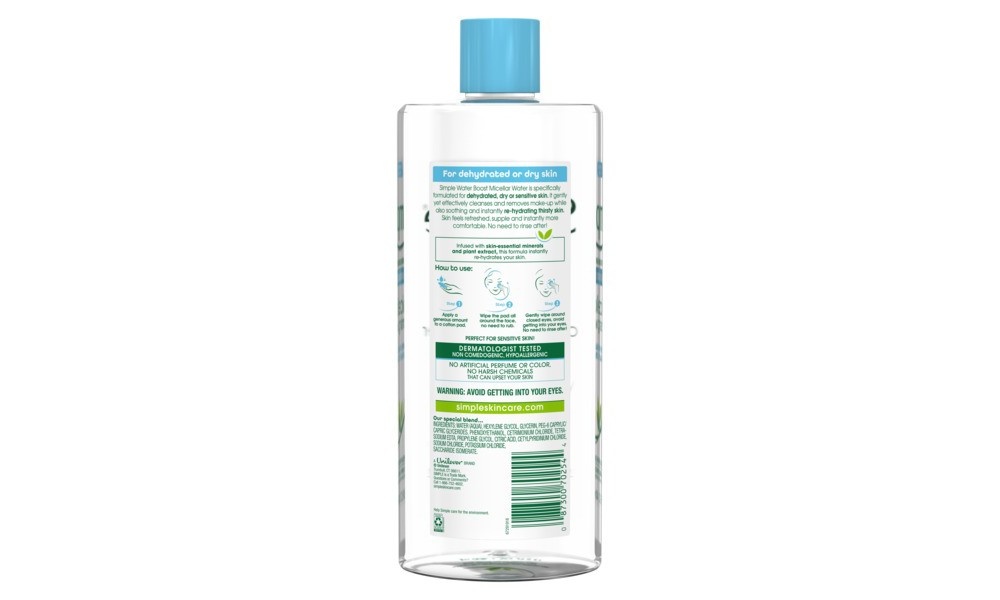 slide 4 of 6, Simple Water Boost Micellar Water, 13.5 oz