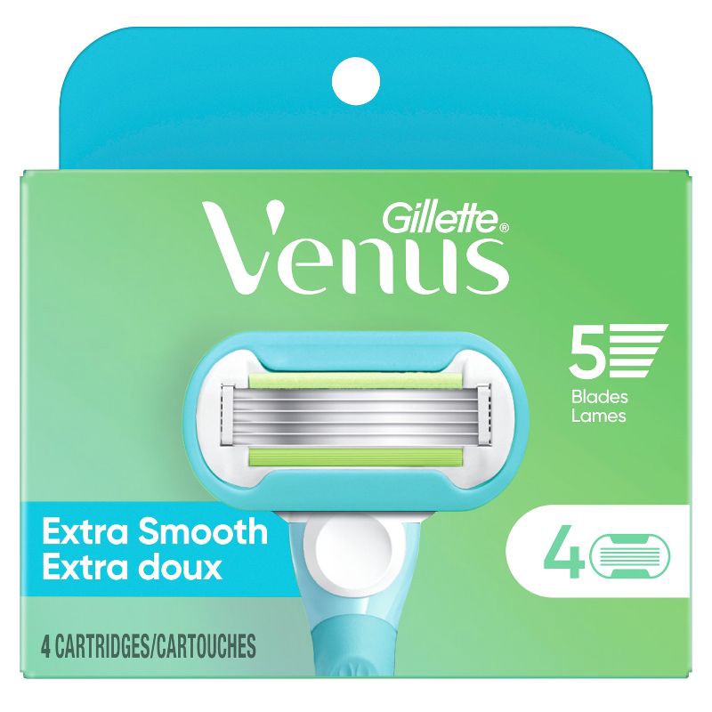 slide 9 of 10, Venus Extra Smooth Women's Razor Blade Refills - 4ct, 4 ct