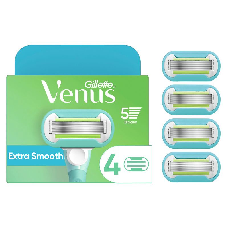 slide 1 of 10, Venus Extra Smooth Women's Razor Blade Refills - 4ct, 4 ct