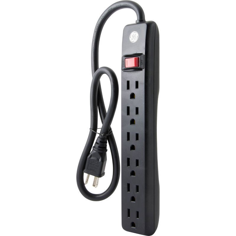 slide 3 of 6, General Electric GE 6 Outlet neral Purpose Power Strip, 1 ct