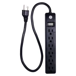 General Electric GE 6 Outlet neral Purpose Power Strip