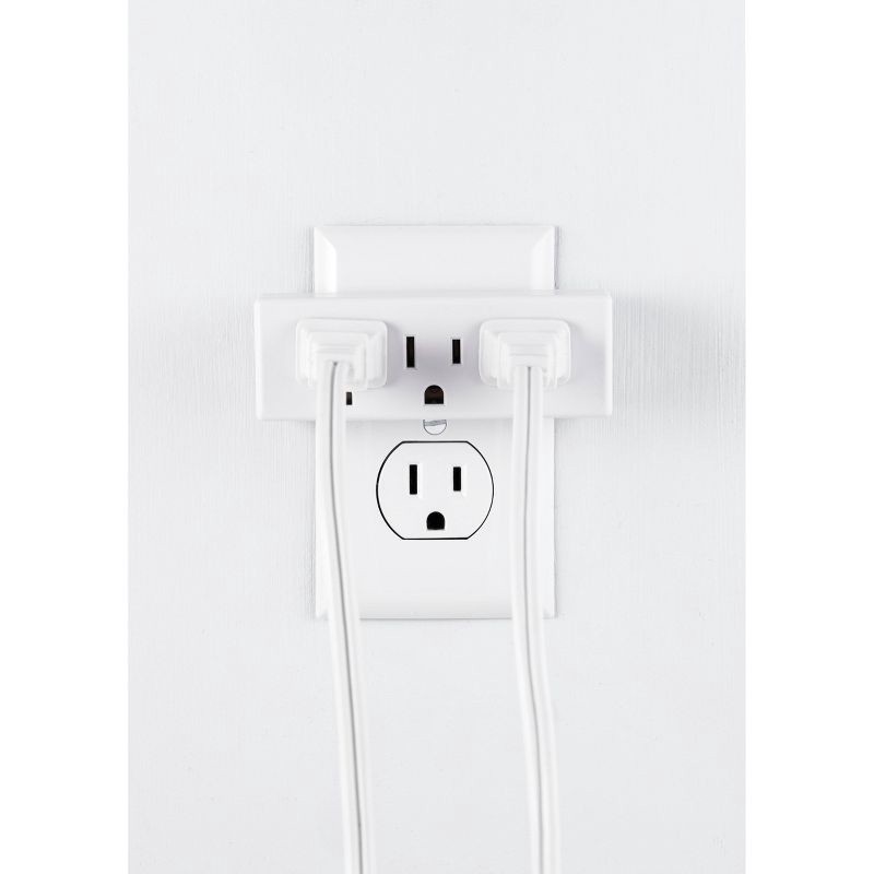 slide 4 of 11, General Electric GE 3 Outlet Grounded Tap White, 1 ct