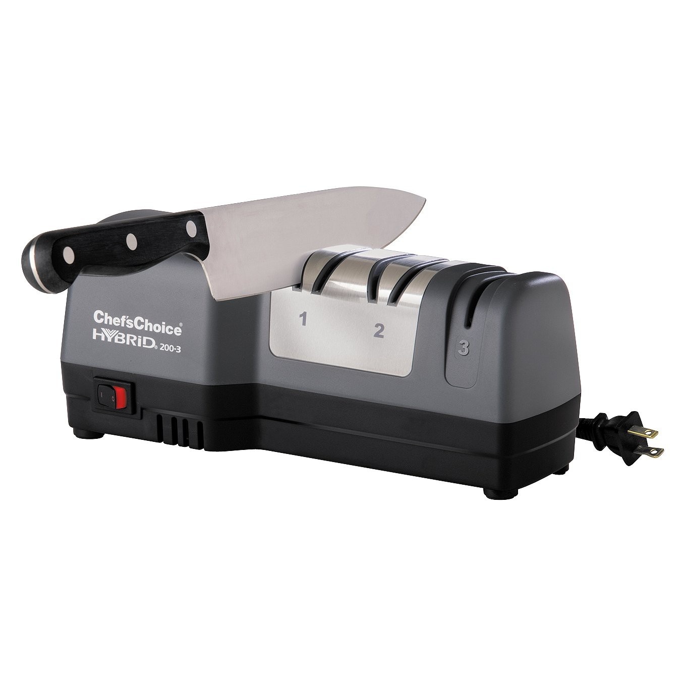 slide 1 of 1, Chef's Choice Hybrid Diamond Hone 3 Stage Knife Sharpener, 1 ct