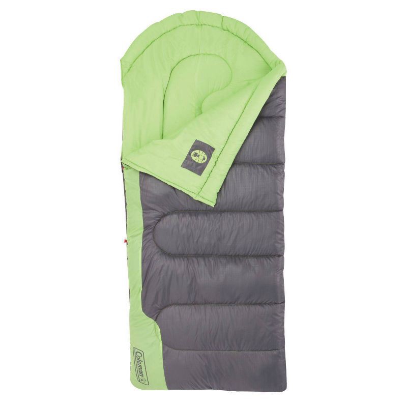 slide 1 of 4, Coleman Raymer 40 Degree Sleeping Bag - Green/Gray, 1 ct