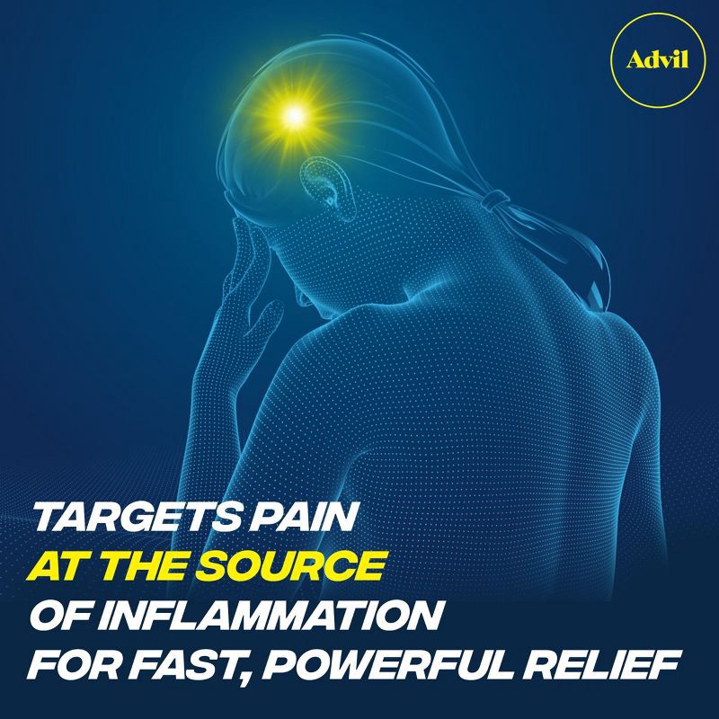 slide 6 of 14, Advil Pain Reliever/Fever Reducer Coated Tablets - Ibuprofen (NSAID) - 20ct, 20 ct