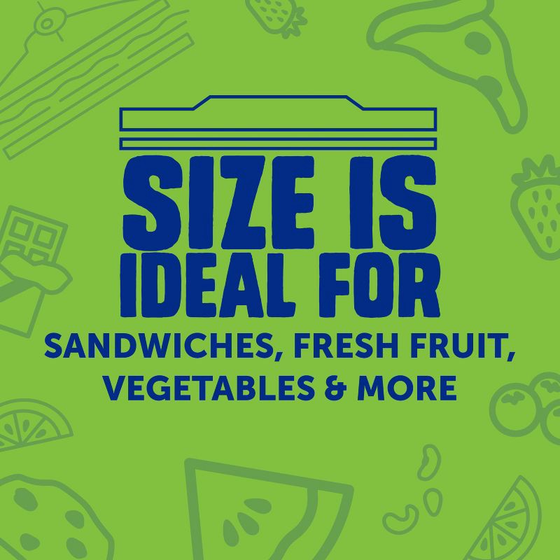 slide 8 of 12, Ziploc Sandwich Bags with Grip 'n Seal Technology - 105ct, 105 ct