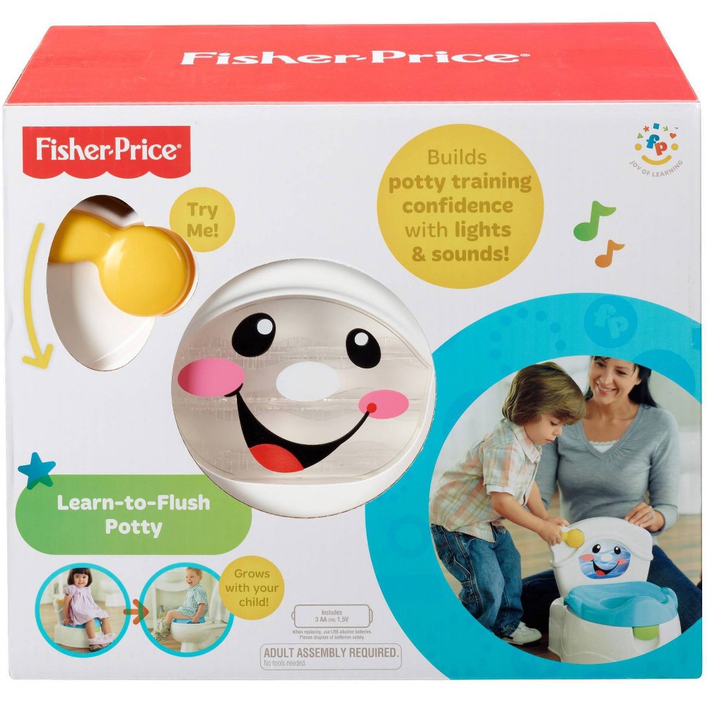 slide 6 of 6, Fisher-Price Learn-to-Flush Potty, 1 ct