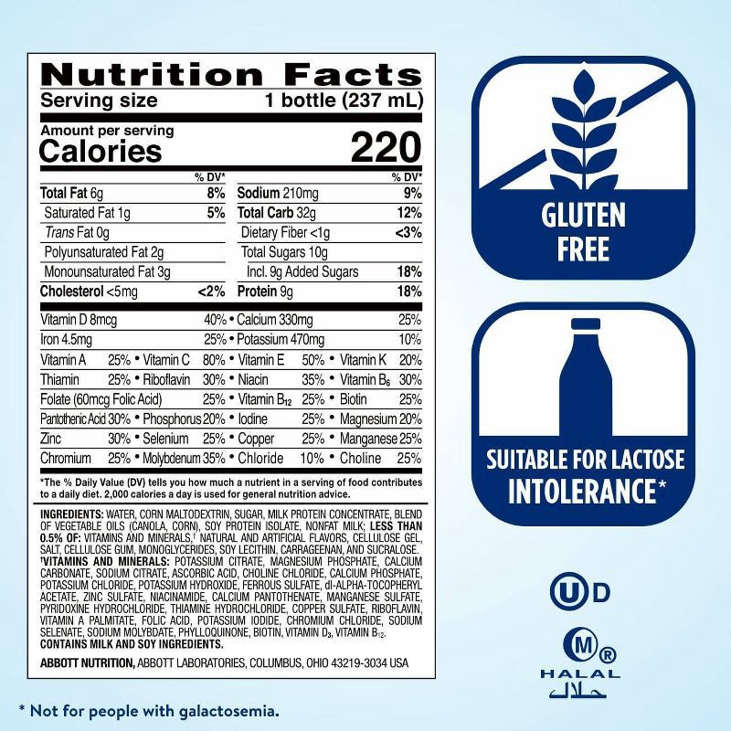 slide 6 of 9, Ensure Nutrition Shake - Vanilla - 48 fl oz/6ct, 6 ct; 48 fl oz