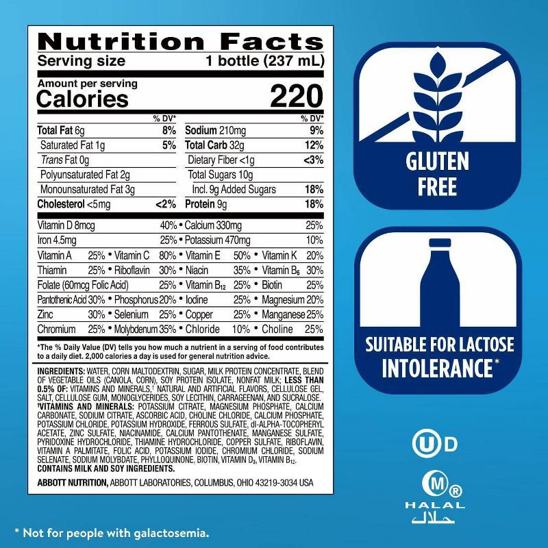 slide 6 of 9, Ensure Nutrition Shake - Vanilla - 48 fl oz/6ct, 6 ct; 48 fl oz