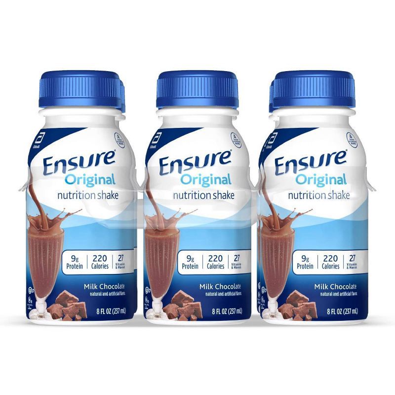 slide 1 of 16, Ensure Nutrition Shake - Milk Chocolate - 6ct/48 fl oz, 6 ct, 48 fl oz