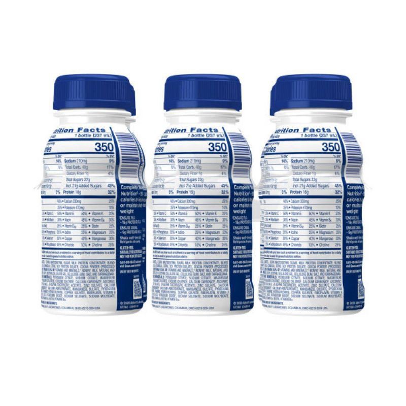 slide 2 of 11, Ensure Plus Nutrition Shake Milk Chocolate Non-Caffeinated - 6 ct/48 fl oz, 6 ct, 48 fl oz