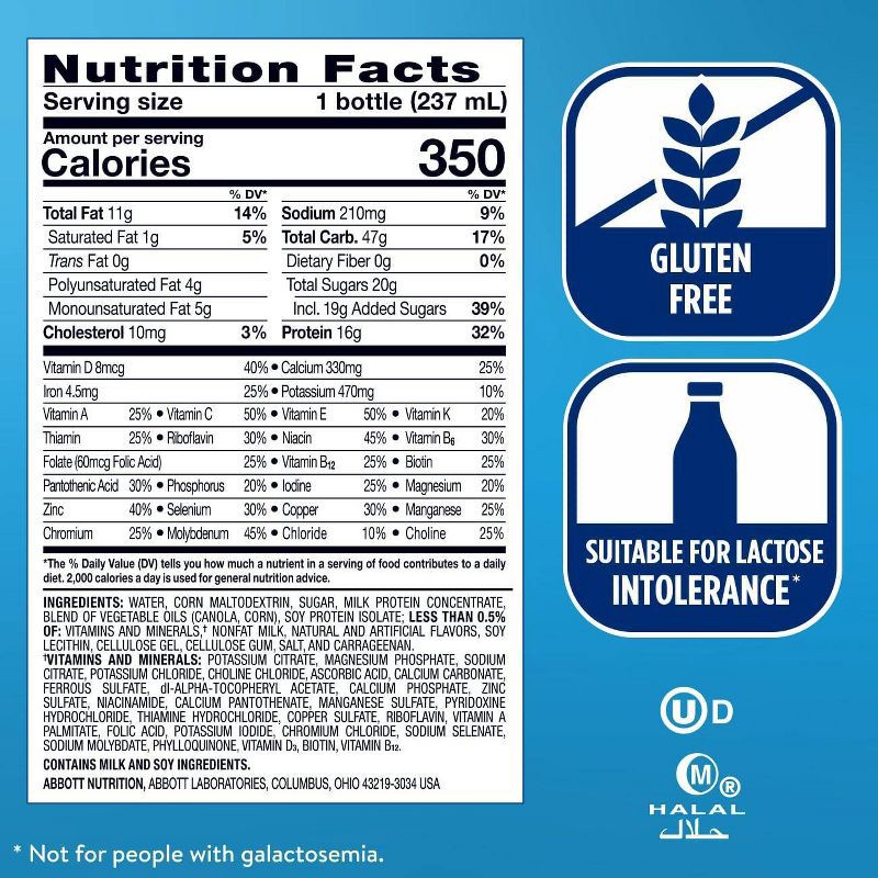 slide 7 of 10, Ensure Plus Nutrition Shake Vanilla Non-Caffeinated - 6ct/48 fl oz, 6 ct, 48 fl oz