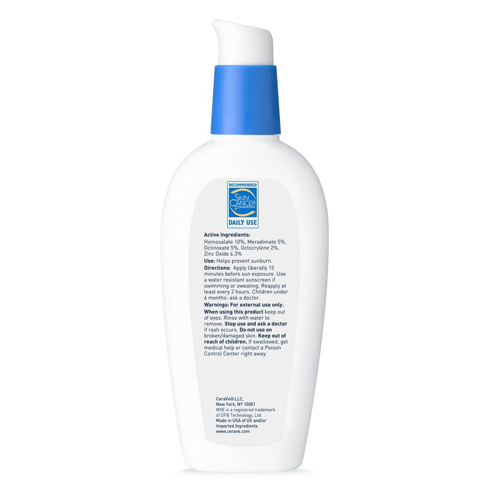 slide 6 of 11, CeraVe Face Moisturizer with Sunscreen, AM Facial Moisturizing Lotion for Normal to Dry Skin - SPF 30 - 3 fl oz​​, 3 fl oz