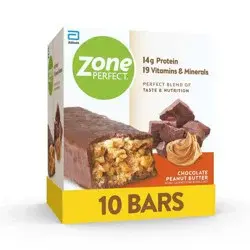 Zone Perfect ZonePerfect Protein Bar Chocolate Peanut Butter - 10 ct/17.6oz