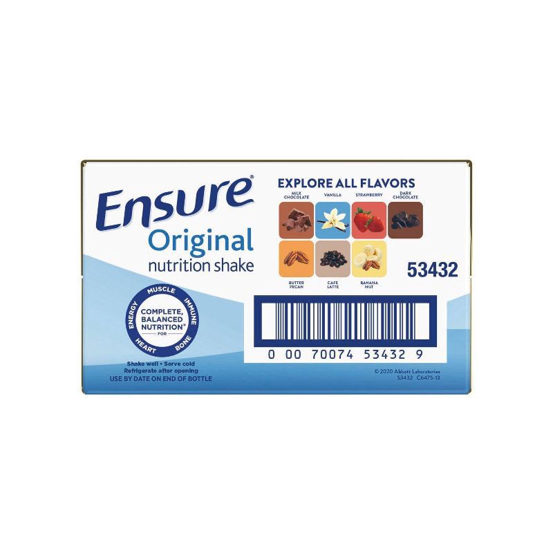 slide 2 of 9, Ensure Original Nutrition Shake - Vanilla - 16ct/128 fl oz, 16 ct, 128 fl oz