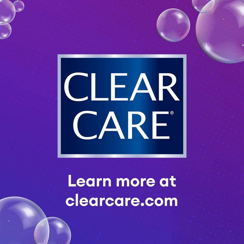 slide 7 of 7, Clear Care Triple Action Cleaning and Disinfecting Contact Lens Solution - Twin Pack - 24 fl oz, 24 fl oz