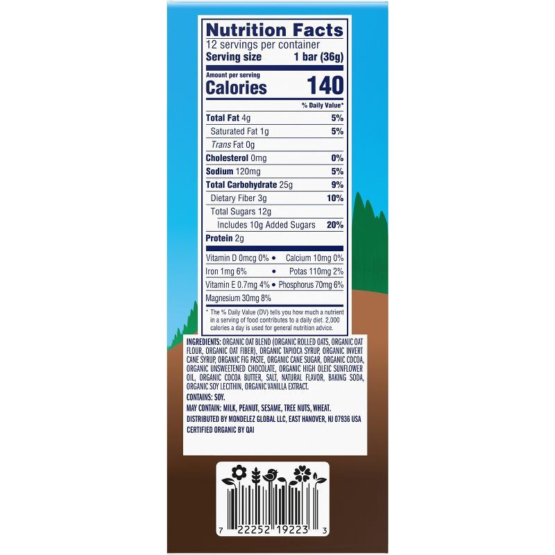 slide 11 of 13, CLIF KID ZBAR Chocolate Brownie Granola Bar Organic - 15.24oz/12pk, 15.24 oz, 12 ct