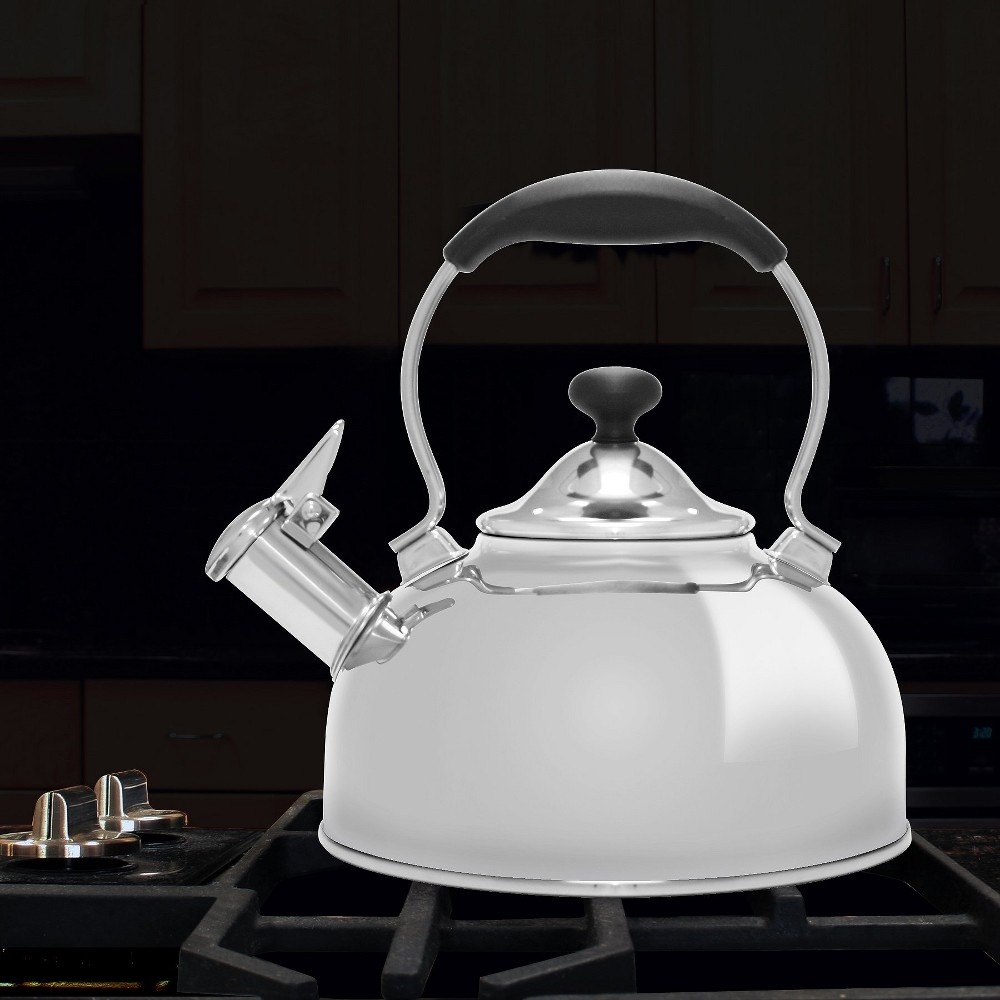 slide 8 of 10, Chantal Teakettle - Stainless Steel, 1.8 qt