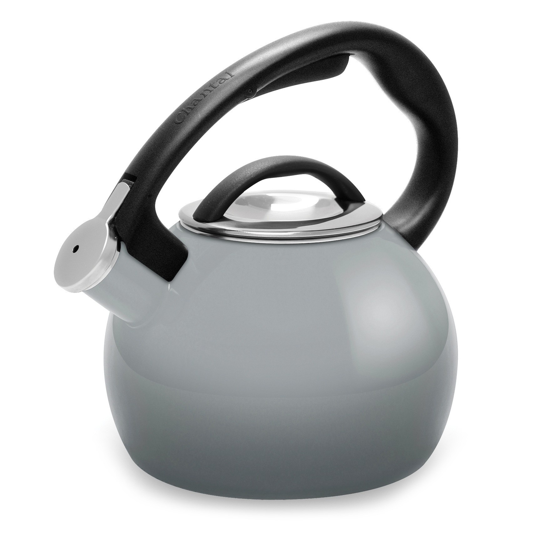 slide 1 of 6, Chantal Sunrise Kettle Gray/37-Sun-Om, 2 qt