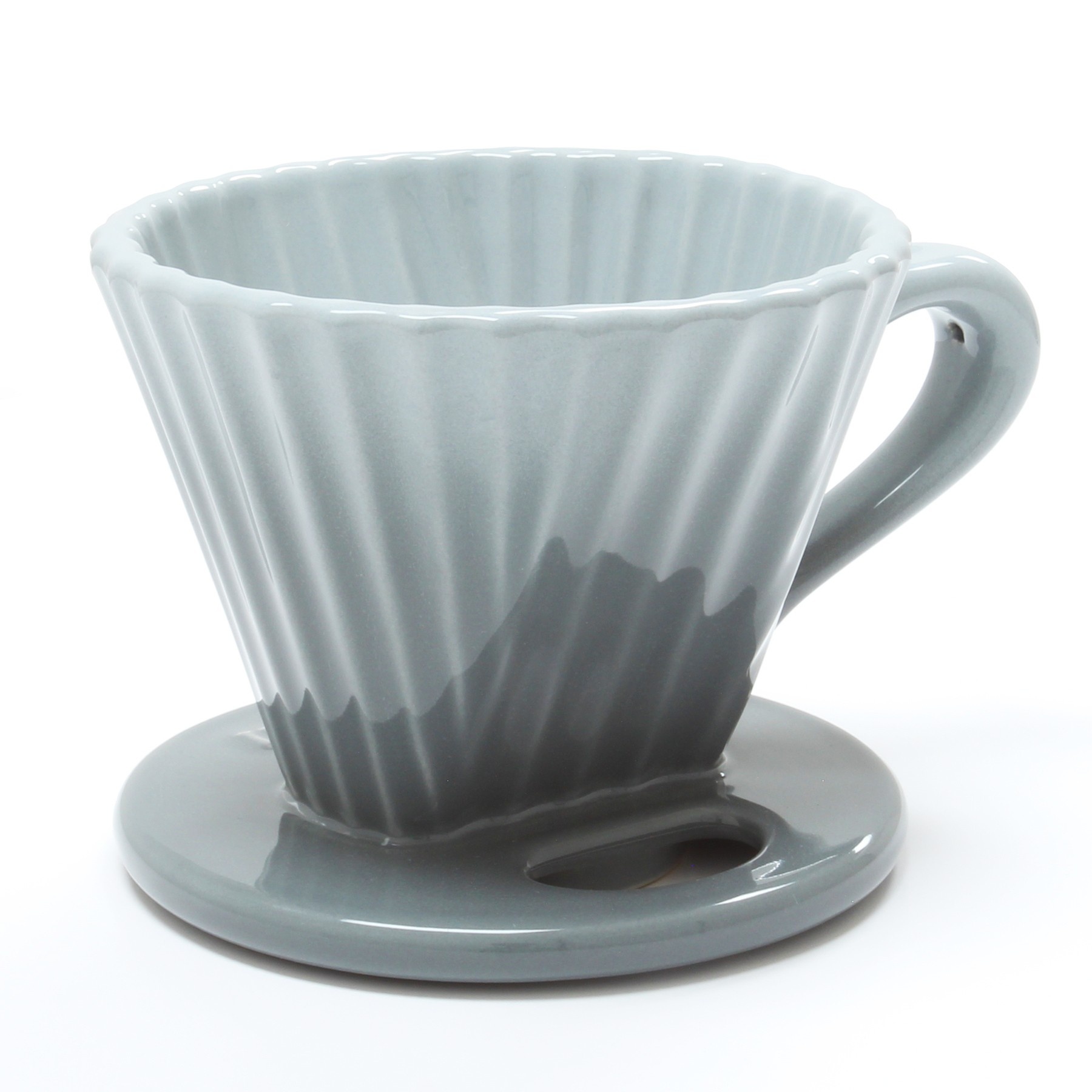 slide 1 of 12, Chantal Ceramic Pour Over - Fade Gray, 1 ct