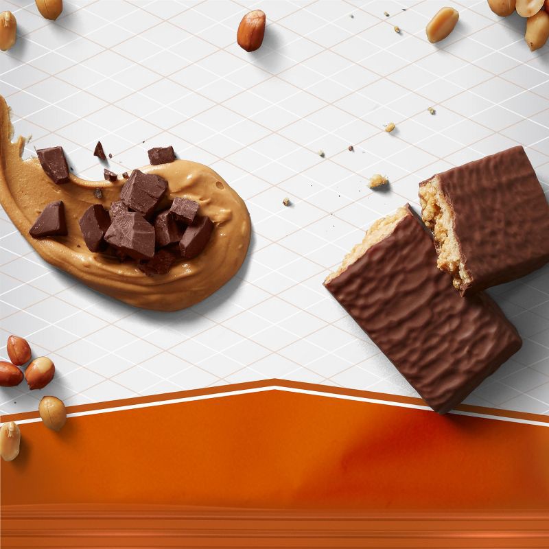 slide 3 of 10, CLIF Builder's CLIF Bar Builders Chocolate Peanut Butter Plant-Based Protein Bar - 20g Protein - 6ct, 20 gram, 6 ct