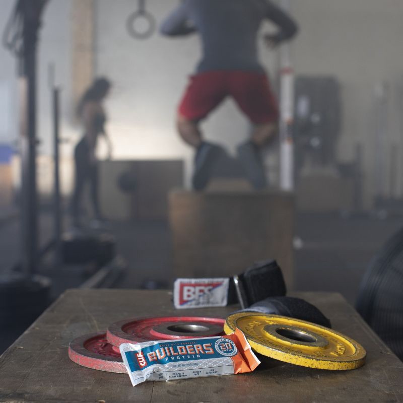 slide 4 of 10, CLIF Builder's CLIF Bar Builders Chocolate Peanut Butter Plant-Based Protein Bar - 20g Protein - 6ct, 20 gram, 6 ct