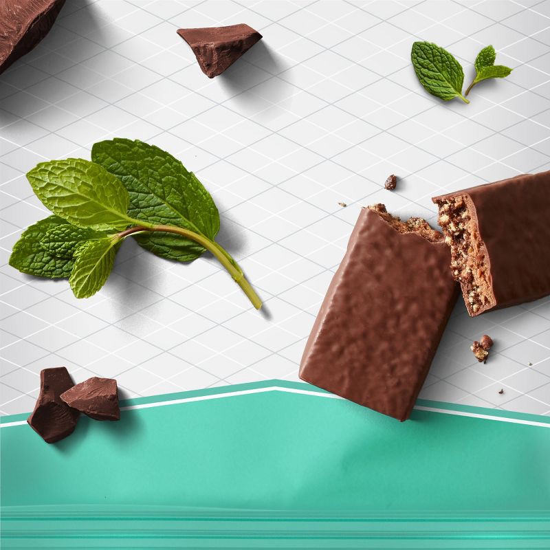 slide 3 of 11, CLIF Builder's CLIF Bar Builder's Chocolate Mint Plant-Based Soy Protein Bars - 20g Protein - 6ct, 20 gram, 6 ct