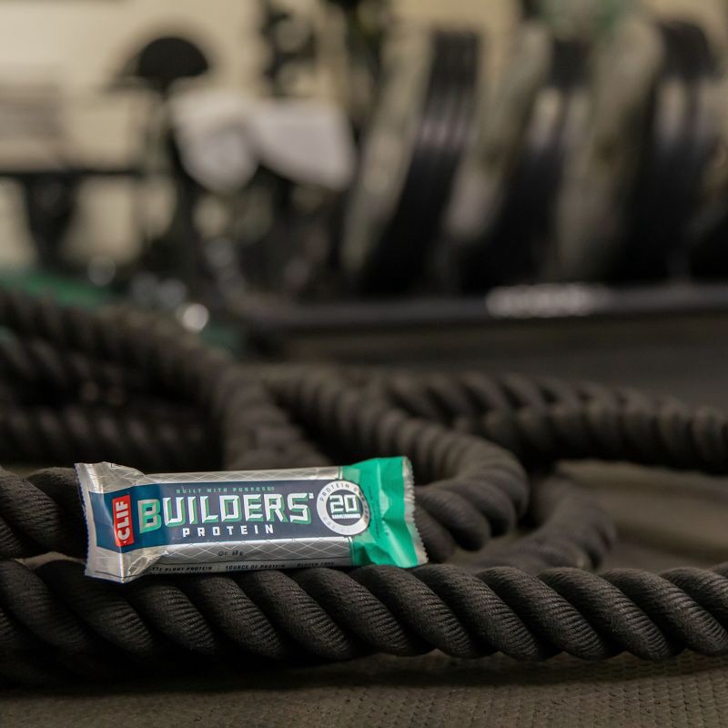 slide 11 of 11, CLIF Builder's CLIF Bar Builder's Chocolate Mint Plant-Based Soy Protein Bars - 20g Protein - 6ct, 20 gram, 6 ct