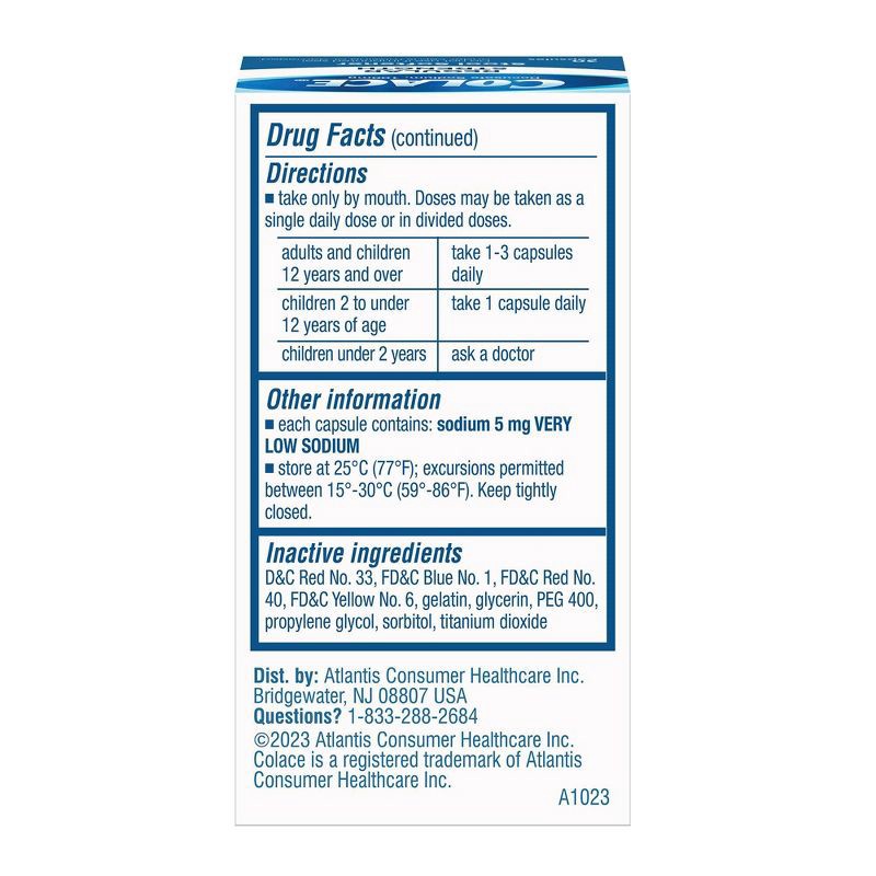 slide 2 of 7, Colace Regular Strength Stool Softener 30ct, 30 ct