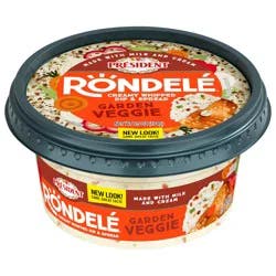 Président Rondele Garden Vegetable Creamy Whipped Dip & Spread Cheese
